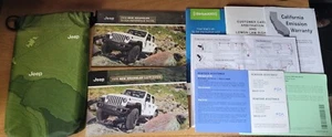 2019 JEEP WRANGLER Owners Manual Rubicon Sahara Sport + JEEP Case COMPLETE SET - Picture 1 of 1