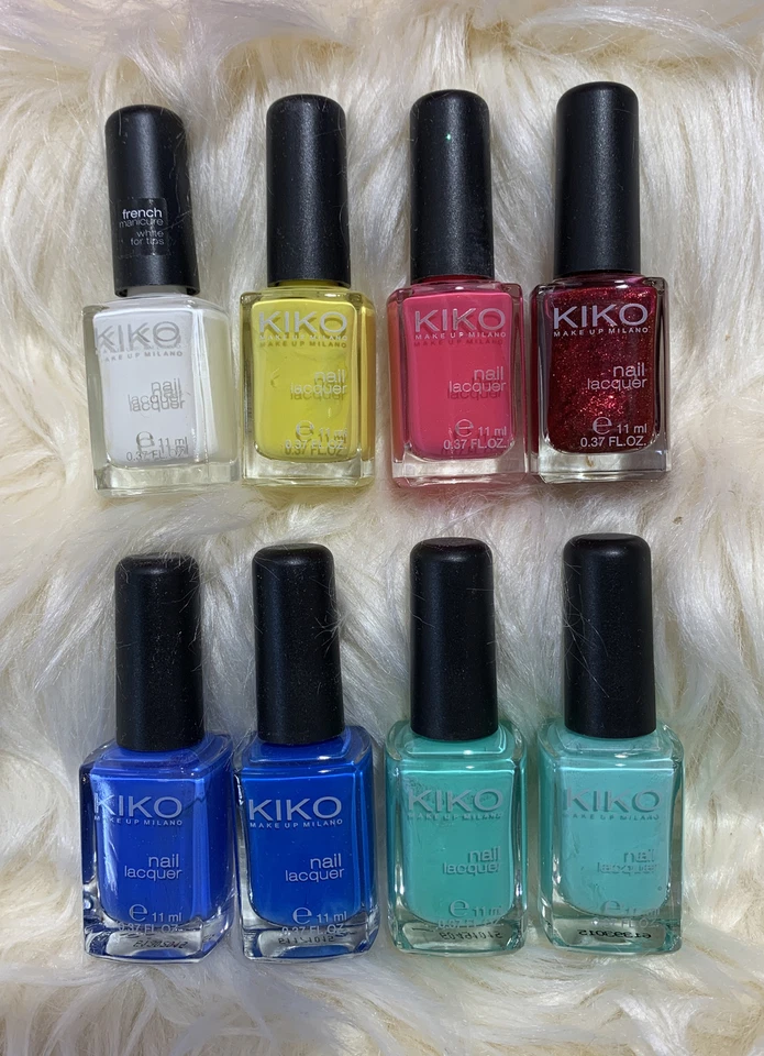 KIKO Milano Nail Lacquer Nagellack Paket Geschenk 8 Stück Set 8 x 11ml *neu* 🌈 - Bild 1 von 4