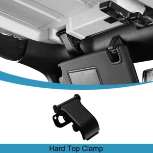 for 2007-2017 Jeep Wrangler JK 1PC Black Steel Hard Top Clamp Latch Replacement - Picture 1 of 19