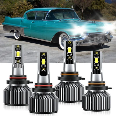 For Cadillac 60 Special 1993 LED Headlight Bulb High Low Beam Super Bright White - Image 1 of 4