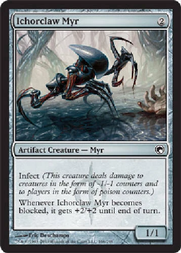 ICHORCLAW MYR Scars of Mirrodin MTG Magic the Gathering Cards DJMagic - Image 1 of 1