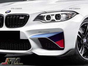 Performance Carbon Fiber Front Splitter Spoiler + R1 Bottom Lip For 2016+ F87 M2 - Picture 1 of 6