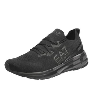 Ea7 Emporio Armani Crusher - Sneakers In Tessuto Nero - Taglia 43 1/3 [9.5 US 27 - Foto 1 di 3