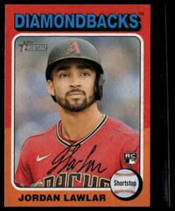 Jordan Lawlar 2024 Topps Heritage Mini RC #429 Arizona Diamondbacks - Picture 1 of 2