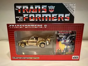 G1 Takara Tomy Transformers E-Hobby Ehobby Gold Jazz 06 nuovo con scatola contenuto mai usato - Foto 1 di 15