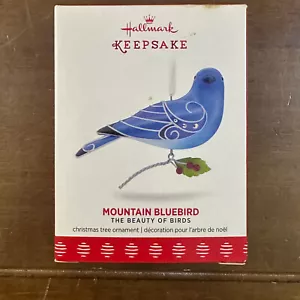 Hallmark Keepsake Ornamento Beauty Of Birds Mountain Bluebird Limited 2017 - Foto 1 di 5