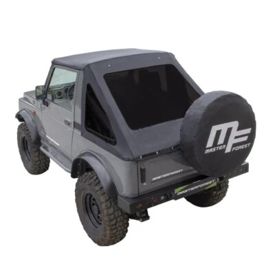 Capota MF Fastback negra lunas tintadas 4x4 Suzuki Santana Samurai. - Imagen 1 de 2