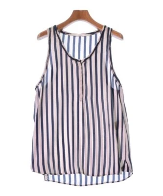 MAURO GRIFONI Blouse BeigexNavy(Stripe Pattern) 40(Approx. M) 2200404112073 - Image 1 of 4