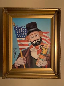 Red Skelton’s “Old Glory” Re-Produced From The Original Oil Painting #1485/5000 - Picture 1 of 8
