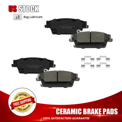 Pastillas de freno traseras de cerámica para Cadillac 2004-2009 SRX 2005-2011 STS 2006-2007 CTS Foto 1 de 4