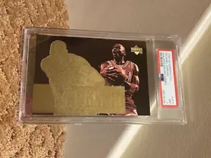1995 UD Michael Jordan Collection MJ PSA 7 Jumbo #JC7 card POP 3 ONLY 1^ - Picture 1 of 2