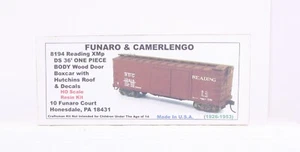 Funaro & Camerlengo 8194 Reading XMp DS 36’ Box Car Hutch Roof 1 Piece Body - Picture 1 of 3