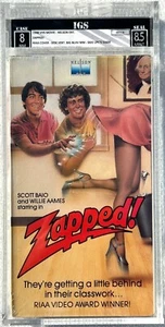 ZAPPED! 1988 VHS GRADED MOVIE CGC VGA - NEW - SCOTT BAIO - IGS Graded 8-8.5 - Picture 1 of 7