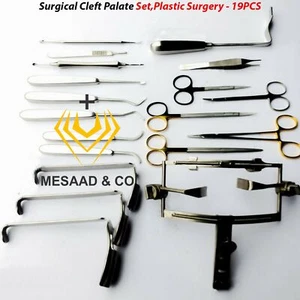 OP-Qualität Chirurgische Gaumenspalte Set Plastische Chirurgie 19-teilig Chirurgische Instrumente - Bild 1 von 3