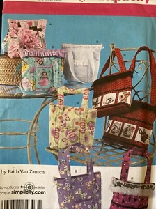 Simplicity Sewing Pattern 2779 Girls Childrens Misses Bag Accessories Uncut - Picture 1 of 3