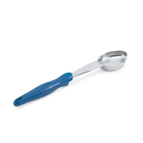 Vollrath Heavy-Duty Spoodle, Blue Handle Stainless Steel 13.0625" L | 1/Each - Image 1 of 1