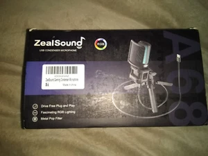 ZealSound Gaming USB Mikrofon für PC, PS4, PS5 RGB Kondensator - Bild 1 von 2