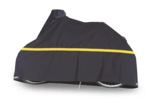 Cubierta de bicicleta impermeable VK "De Luxe" en negro - Imagen 1 de 2