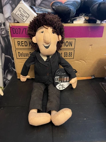 Applause John Lennon Beatles Forever 23 inch plush ragdoll w/ Guitar Rare Cover