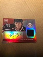 13-14 Totally Certified Rookie Auto Jsy Mirror Platinum Red #244 Ryan Murray/25