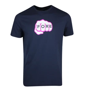 G/Fore GFORE Golf T-Shirt Fore Fist Tee - Twilight Navy - New With Tags Size XL - Picture 1 of 5