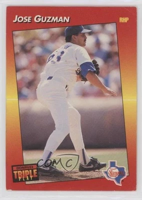 1992 Donruss Triple Play Jose Guzman #215 - Image 1 of 2