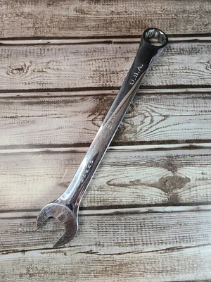 SK Hand Tools 88226 13/16” 12pt SuperKrome Combination Wrench USA Made 10" Long - Image 1 of 4