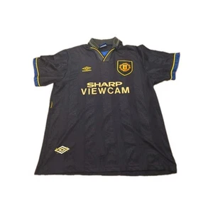 Camiseta de fútbol visitante Manchester United 93-95 Umbro para hombre - talla L - Imagen 1 de 19