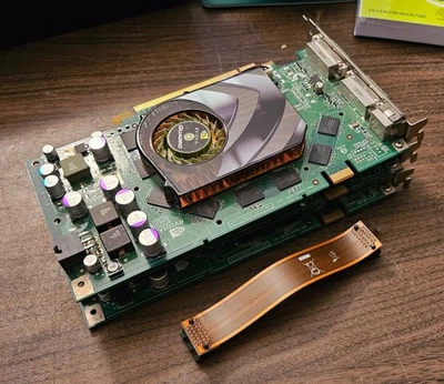 nVidia Quadro FX 3500 x3 SLI Pair + 1 Backup + Bridge - Image 1 of 4