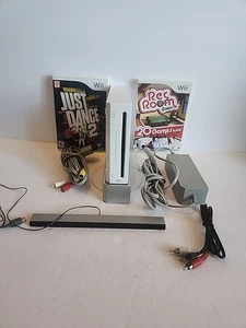 Wii RVL-001 mit Spielen JUST DANCE 2 / REC ROOM SPIELE *OHNE CONTROLLER* siehe Bilder/Desc - Bild 1 von 21