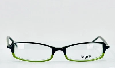 LEGRE LE 041 409 черный зеленый унисекс прямоугольник полный ободок очки 47-17-135 B:22 - Изображение 1 из 4