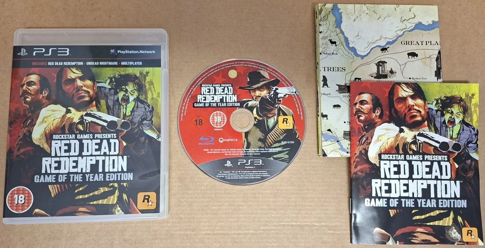 Red Dead Redemption : GOTY Edition - PlayStation 3 - PS3 - inc. Map & Manual - Image 1 of 1