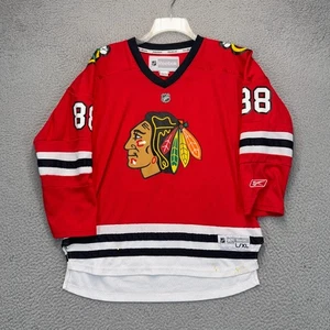 Patrick Kane Chicago Blackhawks Hockey Trikot Jungen L/XL rot Reebok MÄNGEL - Bild 1 von 12