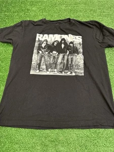 Camiseta Ramones Band Camiseta Negra Gráfica Punk Rock Joey Johnny Dee Dee Marky Grande - Imagen 1 de 3