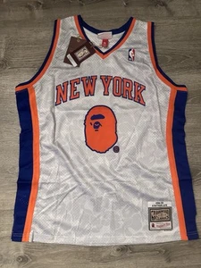 🐵 Mitchell & Ness BAPE A BATH APE Camo New York Knicks Jersey • Gr. XL Neu mit Etikett! - Bild 1 von 7