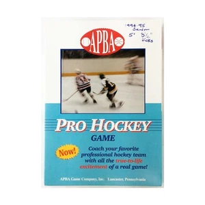 APBA Computer - Game - Sports APBA Pro Hockey Game (1994-95 Season) EX/NM - Picture 1 of 2