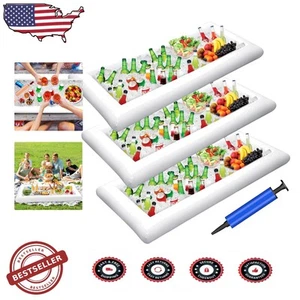Extra Large Inflatable Ice Buffet Trays - Perfect for Summer Celebrations - Picture 1 of 9