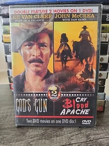 God's Gun / Cry Blood Apache (Brand New Sealed Double Feature DVD) Lee Van Cleef - Picture 1 of 6