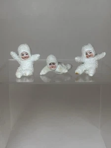 Antique German Snow Babies baby tumbler porcelain bisque Rare Mini Collectable - Picture 1 of 8