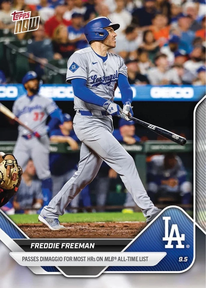 Freddie Freeman 2025 MLB Topps Now Card Los Angeles Dodgers Home Run Record 659 - Image 1 of 3