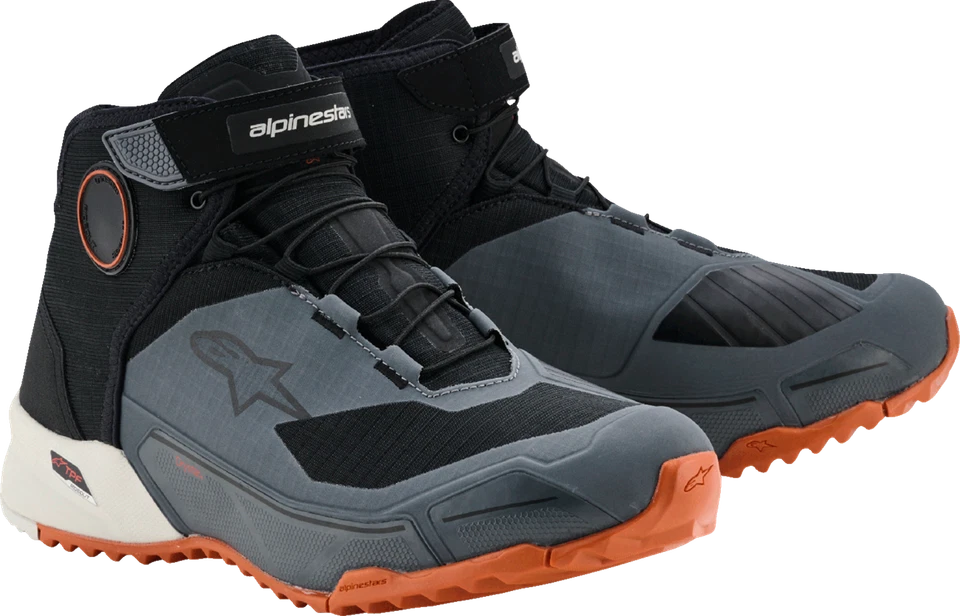 ALPINESTARS Fits CR-X Drystar? Shoes - Black/Dark Gray/Rust - US 8 / EU 40.5 - Image 1 of 1