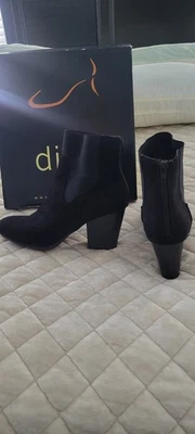 Botines diba gamuza negro 8,5 M Foto 1 de 4