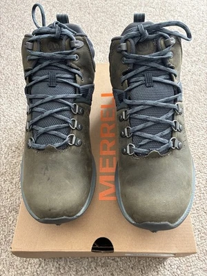 Merrell Zion Peak Mid Botas de Senderismo Impermeables para Hombres Talla 8 Verde Oliva Nuevas en Caja Sin Etiquetas  Foto 1 de 4
