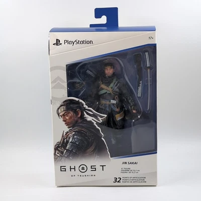 Figura de acción Ghost of Tsushima Legends Shapes Collection Jin Sakai Foto 1 de 4