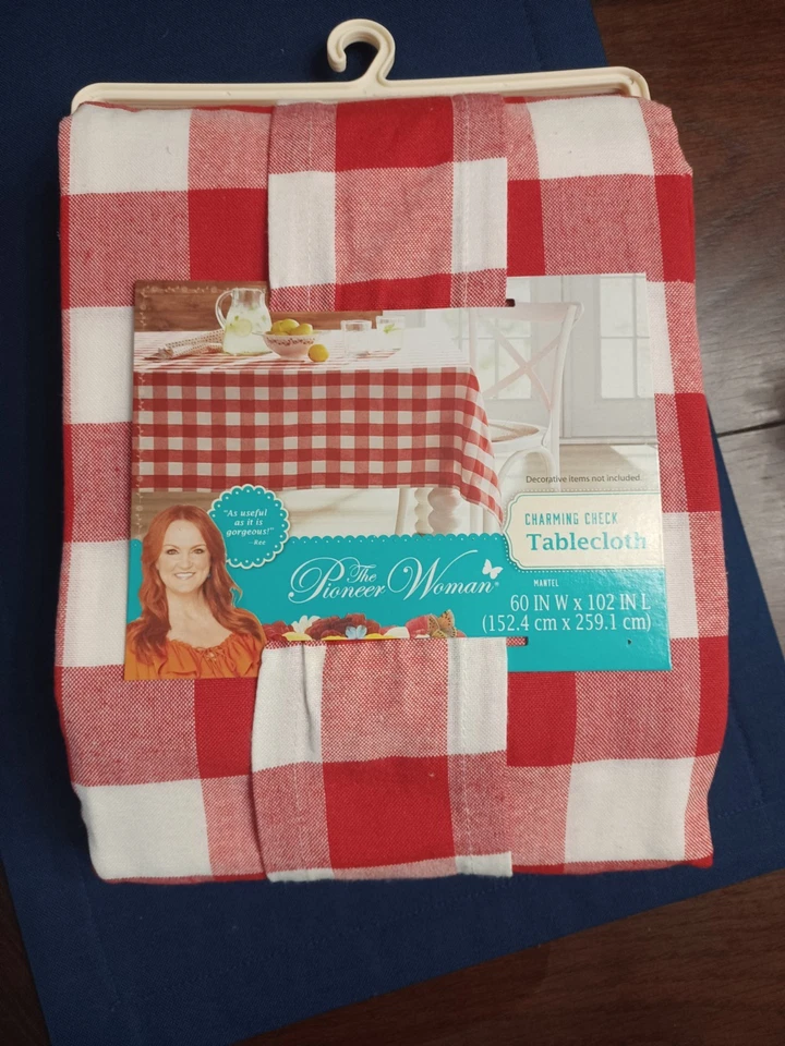 Pioneer Women Charming Checks Rectangle Tablecloth - Image 1 of 2
