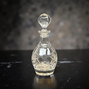 Decanter & Stopper Spring Meadows by Gorham Crystal Hollywood Regency - Picture 1 of 10