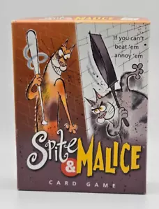 Vintage Spite & Malice Card Game Parker Brothers/Hasbro 2002 In Box Complete - Picture 1 of 10