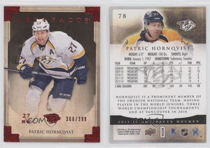 2013-14 Upper Deck Artifacts Ruby /399 Patric Hornqvist #78