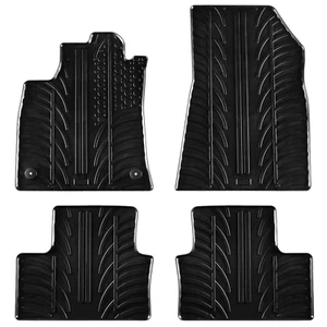 For Renault Clio 5 2019-2024 Car Floor Mats Rubber All Weather Heavy Duty Liners - Picture 1 of 6