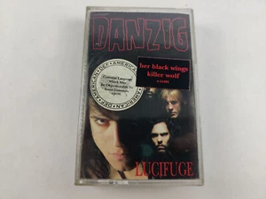Original 1990 Danzig Danzig II Lucifuge Cassette Tape w/ Hype Stickers - Picture 1 of 7